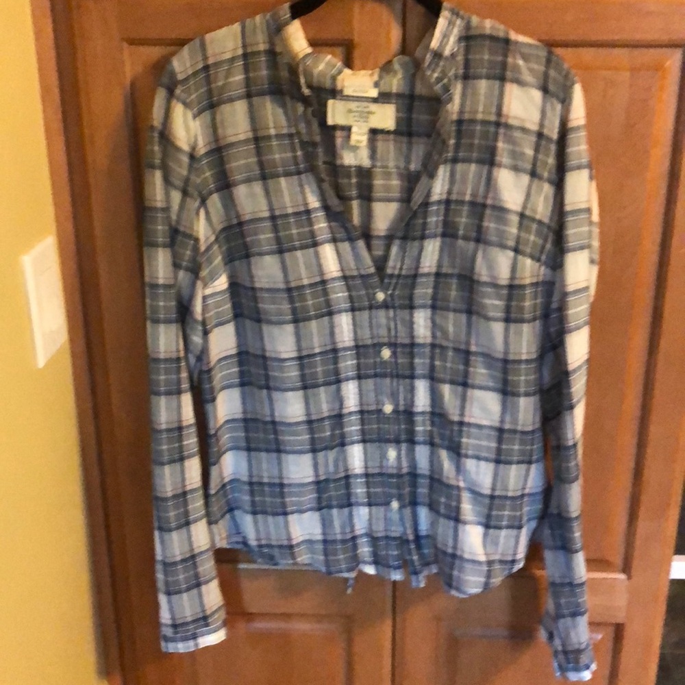 A&F plaid shirt MAKE ME AN OFFER